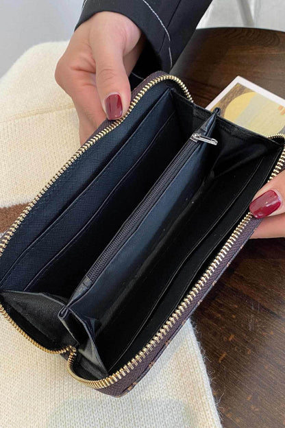 PU Leather Plaid Wallet - Purcell's Clothing Company