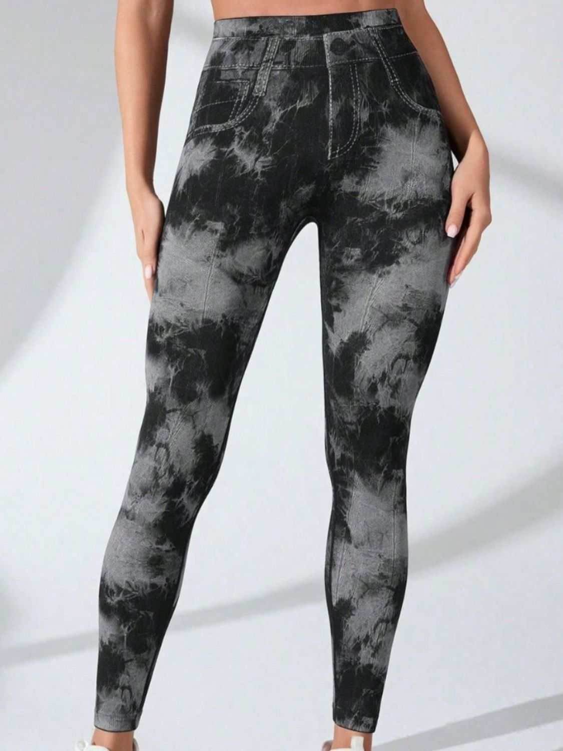 Tie-Dye High Waist Active Leggings - Purcell's Clothing Company