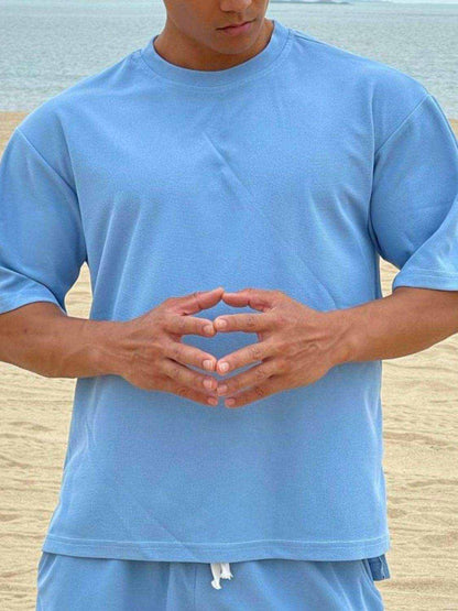 Round Neck Half Sleeve T-Shirt - Purcell's Clothing Company