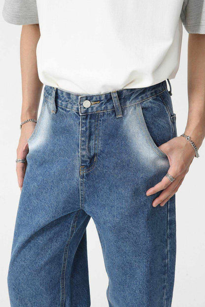 Men's Tie-Dye Washed Straight Leg Jeans - Purcell's Clothing Company