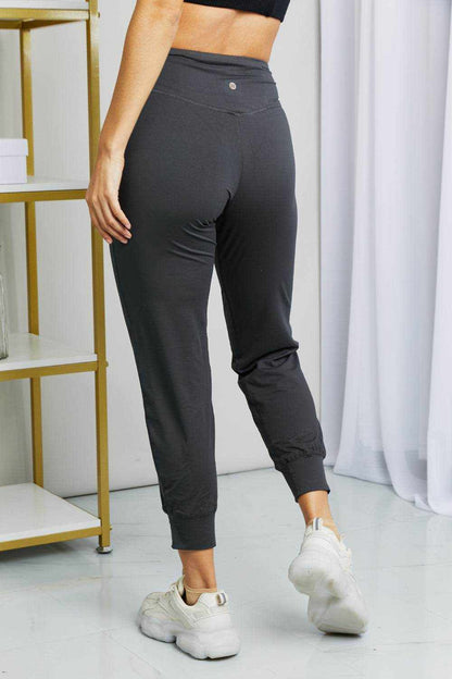 Leggings Depot Full Size Wide Waistband Cropped Joggers - Purcell's Clothing Company