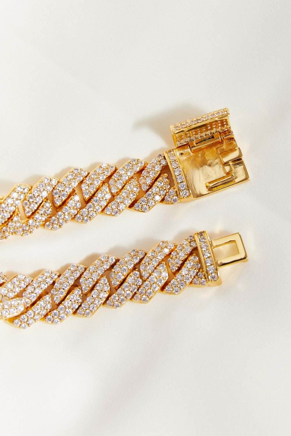 Alloy Inlaid Zircon Bracelet - Purcell's Clothing Company