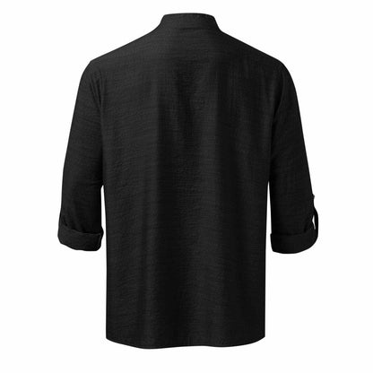 Half Button Long Sleeve Shirt - Purcell's Clothing Company
