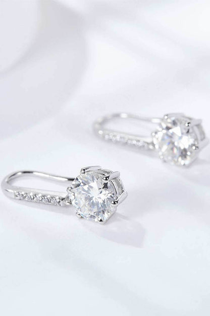 6-Prong Moissanite Drop Earrings - Purcell's Clothing Company
