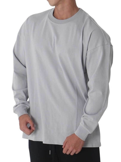 Round Neck Long Sleeve T-Shirt - Purcell's Clothing Company
