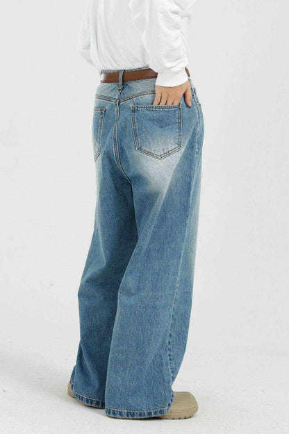 Wide Leg Jeans with Pockets - Purcell's Clothing Company