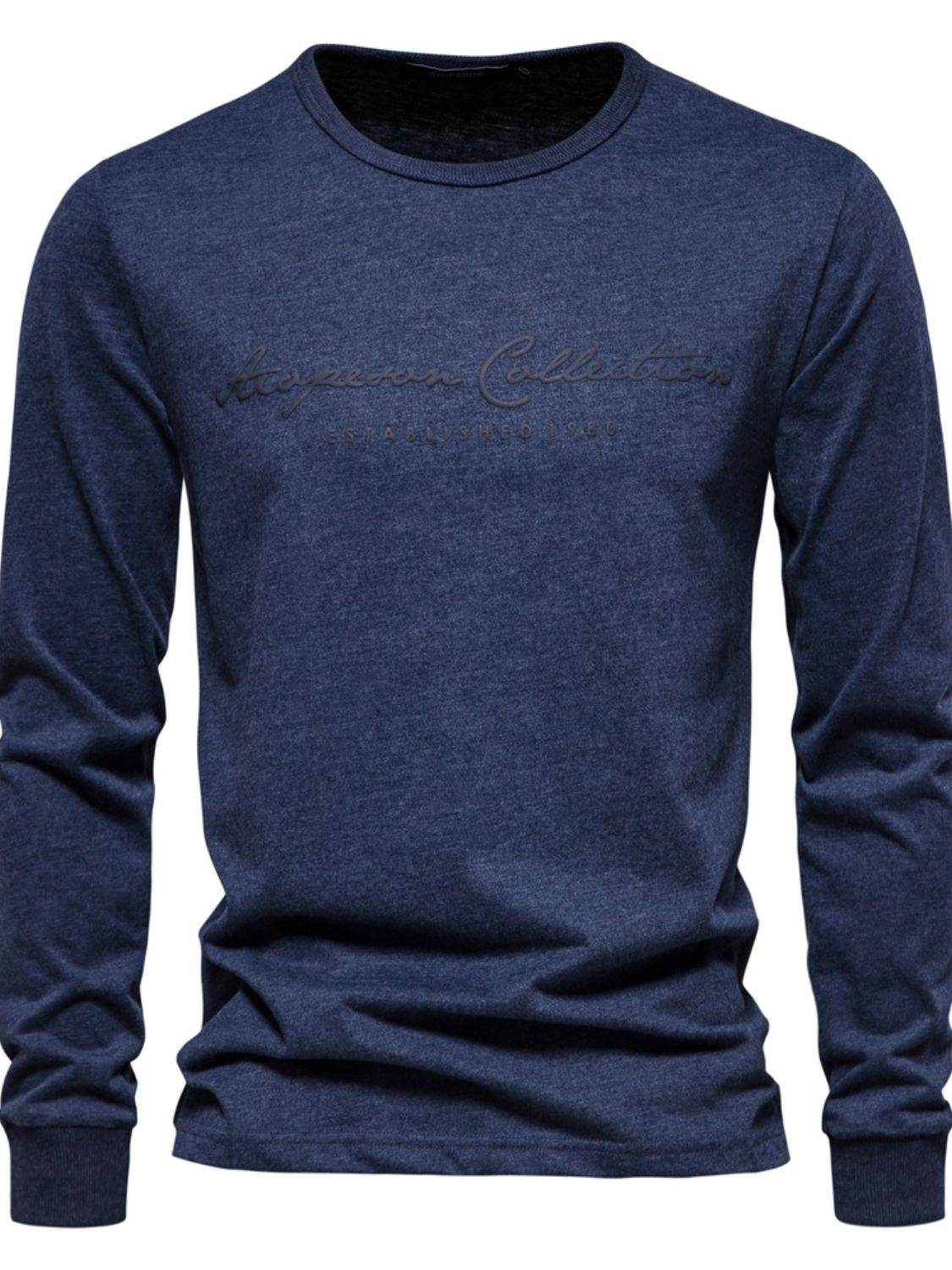 Round Neck Letter Graphic T-Shirt - Purcell's Clothing Company