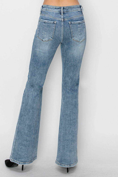 RISEN Full Size Mid Rise Bootcut Jeans - Purcell's Clothing Company