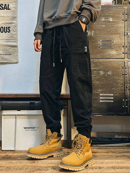 Plus Size Drawstring Pants with Cargo Pockes - Purcell's Clothing Company