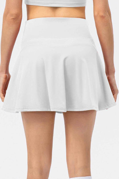 High Waist Wide Waistband Active Skirt - Purcell's Clothing Company