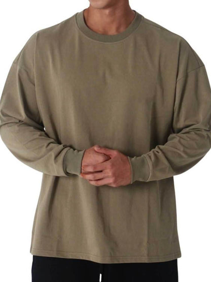 Round Neck Long Sleeve T-Shirt - Purcell's Clothing Company