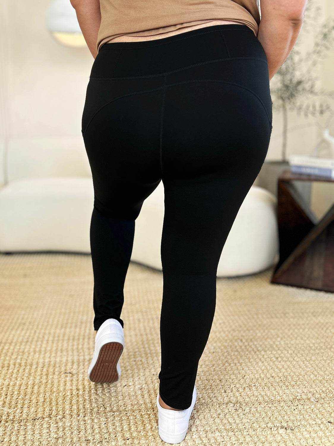Wide Waistband Sports Leggings - Purcell's Clothing Company