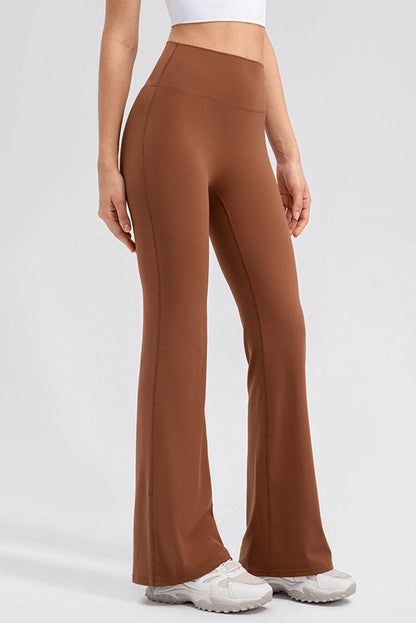 High Waist Straight Active Pants - Purcell's Clothing Company