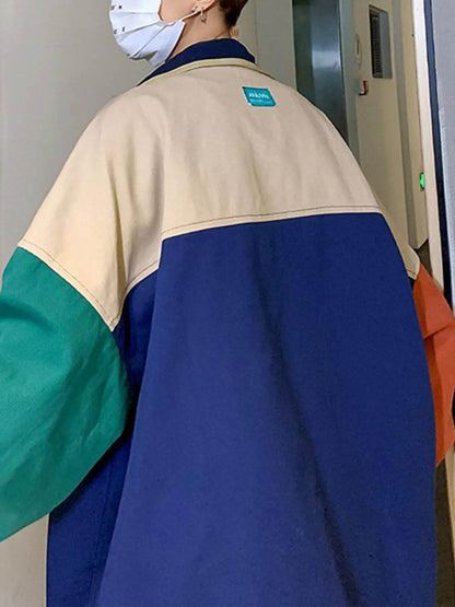 Color Block Zip Up Jacket - Purcell's Clothing Company