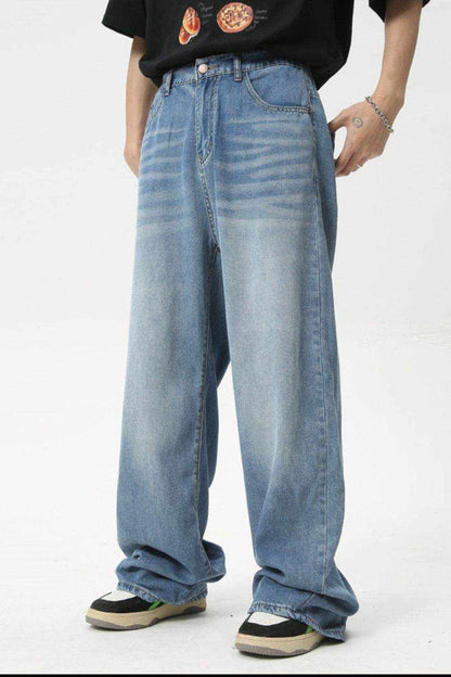 Men's Washed Straight Jeans - Purcell's Clothing Company