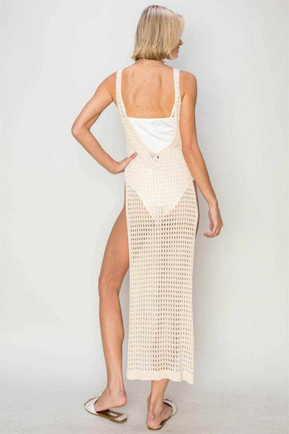 HYFVE Crochet Backless Cover Up Dress - Purcell's Clothing Company
