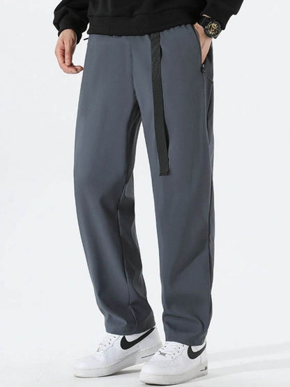 Men's Plus Size Solid Loose Fit Pants - Purcell's Clothing Company