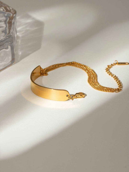 18K Gold-Plated Stainless Steel Bracelet - Purcell's Clothing Company