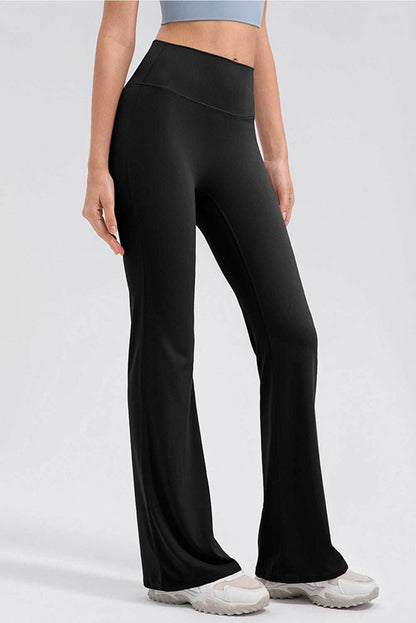 High Waist Straight Active Pants - Purcell's Clothing Company