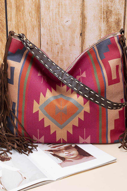 Geometric Canvas Tote Bag - Purcell's Clothing Company