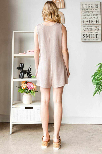 Heimish Full Size Scoop Neck Wide Strap Romper - Purcell's Clothing Company