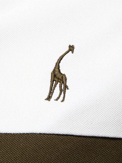 Giraffe Embroidered Collared Polo - Purcell's Clothing Company