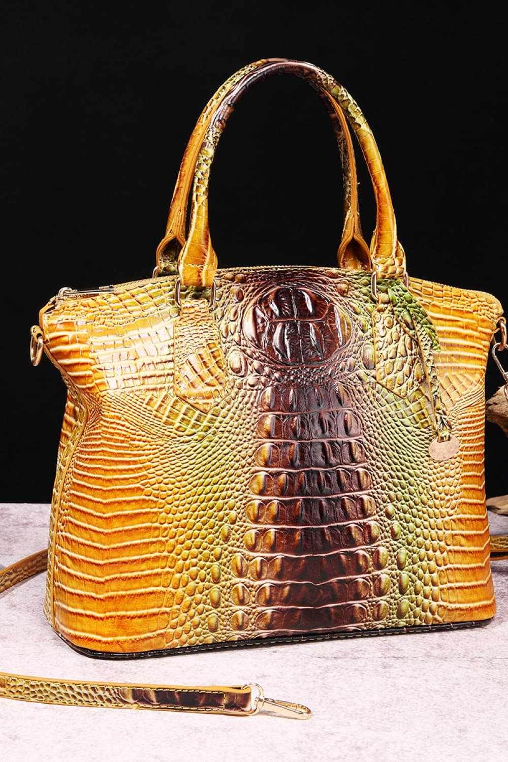 Gradient PU Leather Handbag - Purcell's Clothing Company