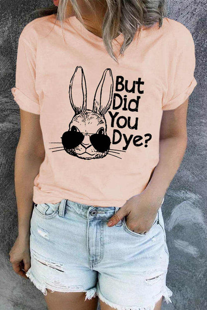 Rabbit Graphic Round Neck T-Shirt - Purcell's Clothing Company