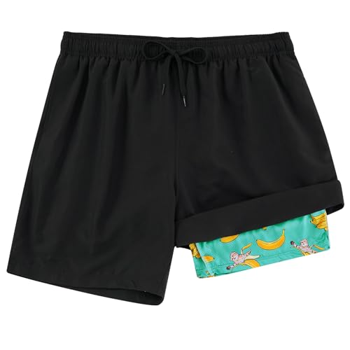 5.5" Inseam Anti-Chafe Swim Shorts