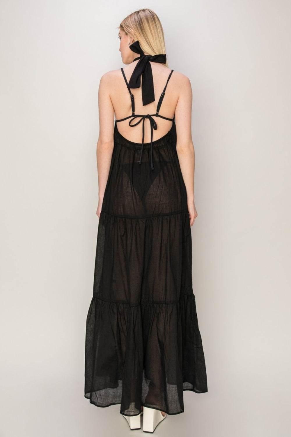 HYFVE Halter Neck Cover Up Maxi Dress - Purcell's Clothing Company