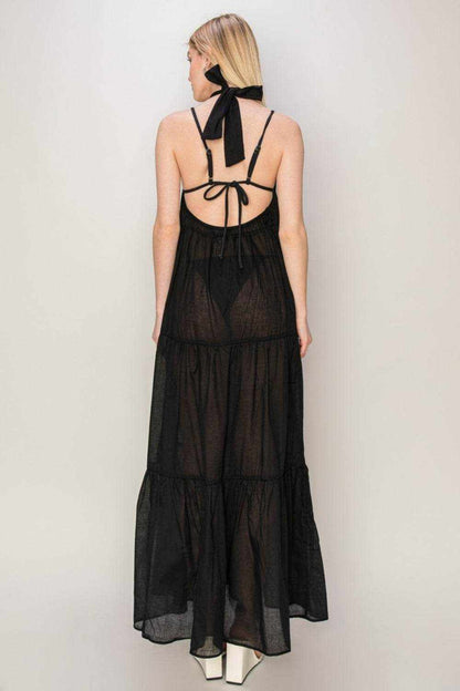 HYFVE Halter Neck Cover Up Maxi Dress - Purcell's Clothing Company