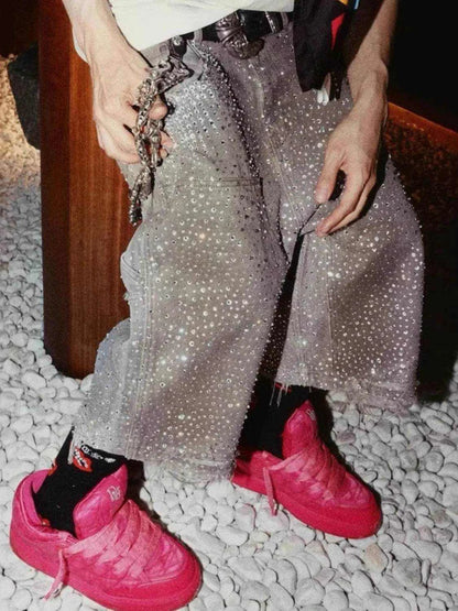 Men's Rhinestone Shorts with Pockets - Purcell's Clothing Company