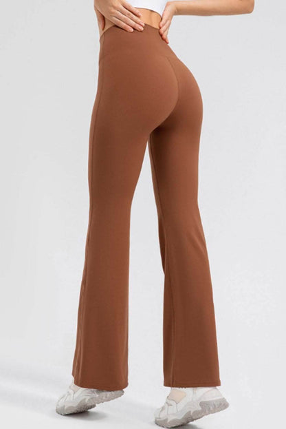 High Waist Straight Active Pants - Purcell's Clothing Company