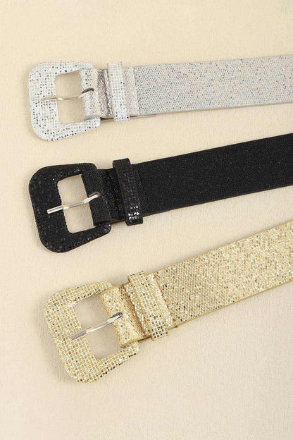 Glitter PU Leather Belt - Purcell's Clothing Company