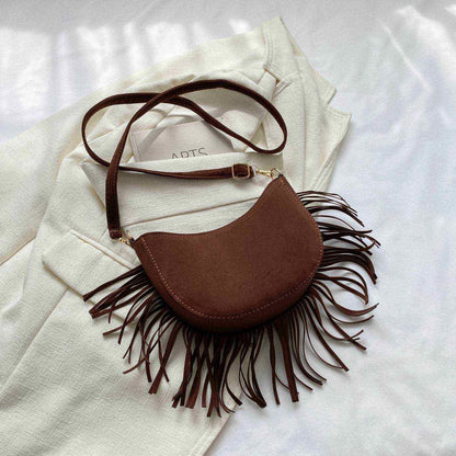 Fringe Detail Crossbody Bag - Purcell's Clothing Company