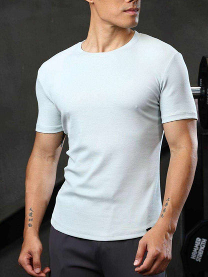 Cotton Round Neck Short Sleeve T-Shirt - Purcell's Clothing Company