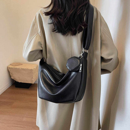 PU Leather Crossbody Bag with Small Purse - Purcell's Clothing Company