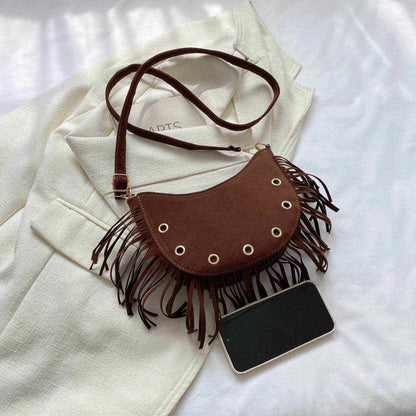 Fringe Detail Crossbody Bag - Purcell's Clothing Company