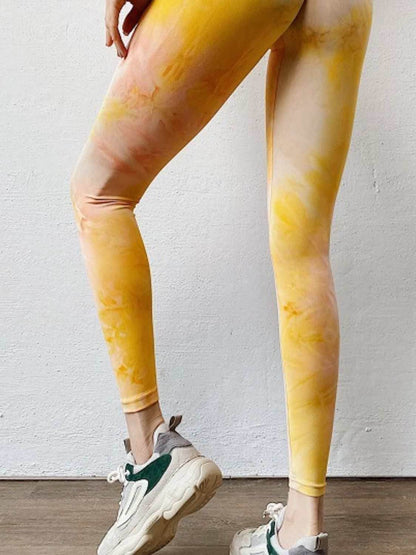 Tie-Dye High Waist Active Leggings - Purcell's Clothing Company