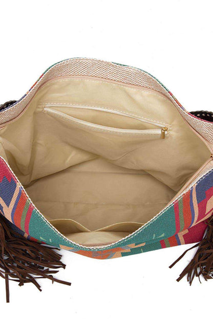 Geometric Canvas Tote Bag - Purcell's Clothing Company