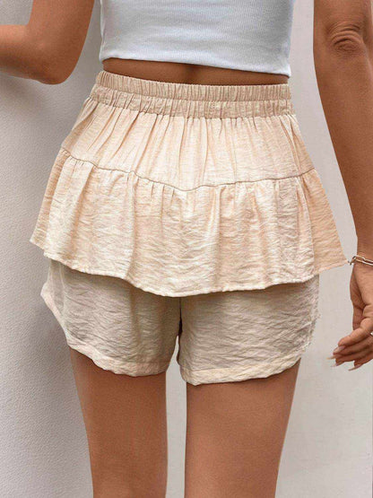 Perfee Layered High Waist Shorts - Purcell's Clothing Company