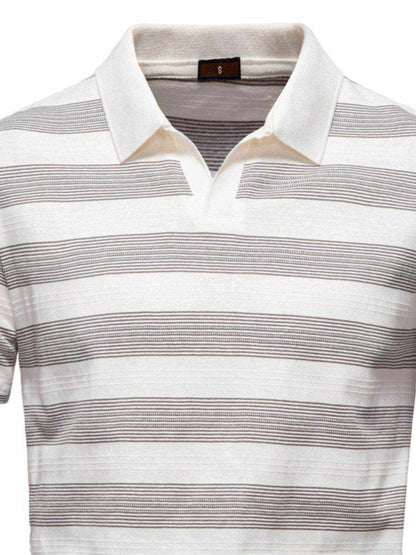 Contrast Striped Short Sleeve Polo - Purcell's Clothing Company