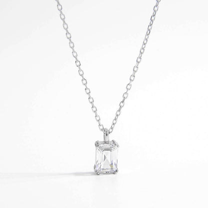 925 Sterling Silver Zircon Pendant Necklace - Purcell's Clothing Company