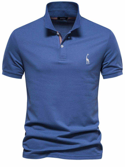 Embroidered Short Sleeve Polo - Purcell's Clothing Company