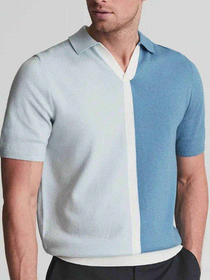 Two-Tone Short Sleeve Polo - Purcell's Clothing Company