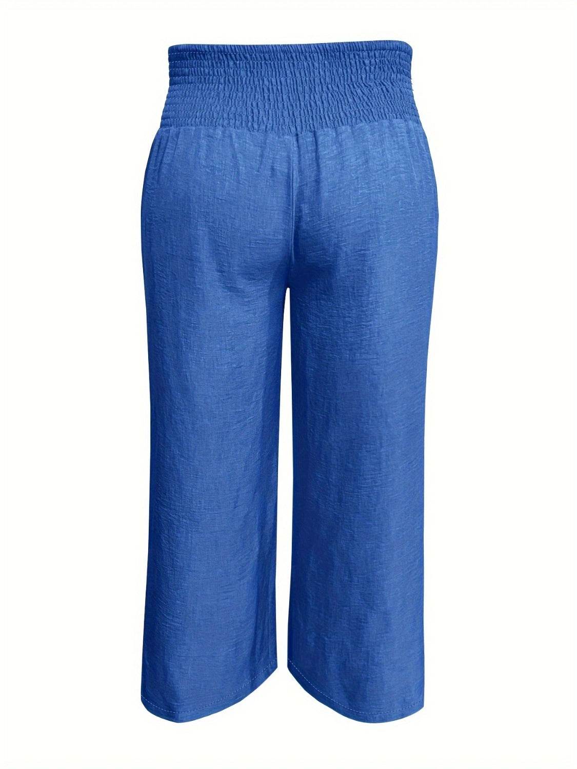 Plus Size High Waist Wide Leg Pants - Purcell's Clothing Company