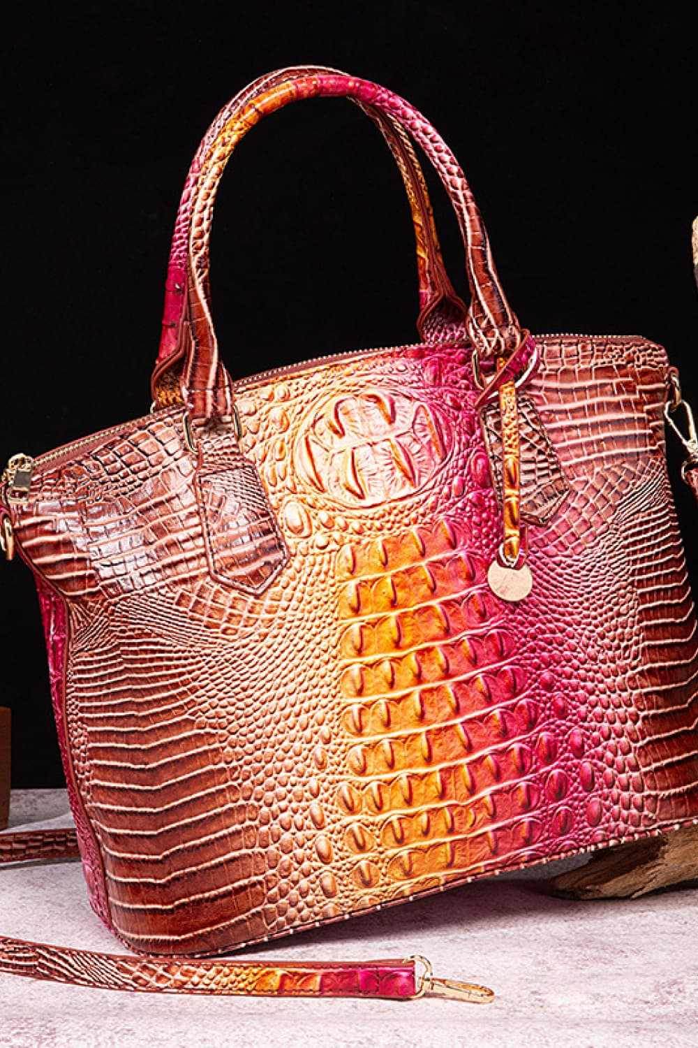 Gradient PU Leather Handbag - Purcell's Clothing Company