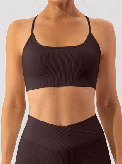 Spaghetti Strap Active Bra - Purcell's Clothing Company