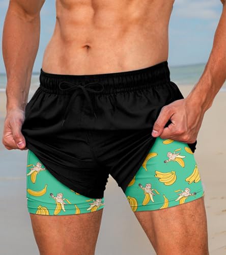 5.5" Inseam Anti-Chafe Swim Shorts