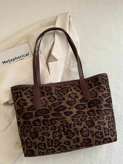 Leopard Polyester Tote Bag - Purcell's Clothing Company